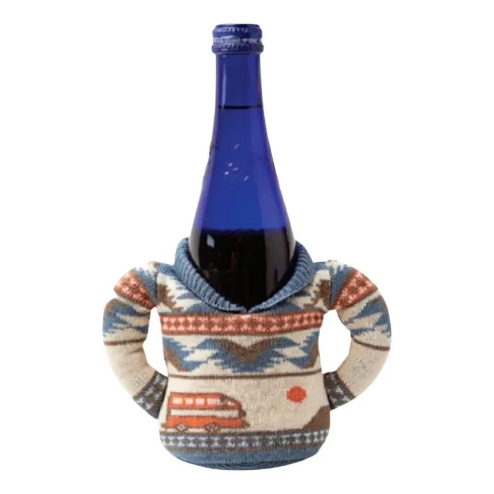 Puffin Coolers Beverage Nordic Sweater for Bottle NWT